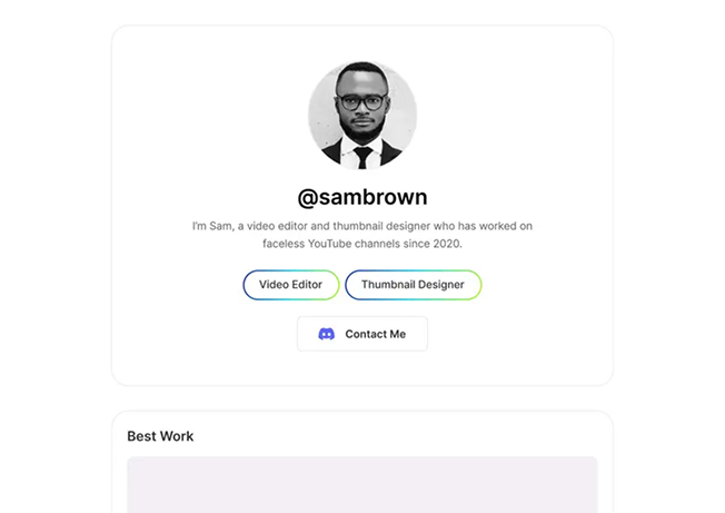 Create your nexLev portfolio